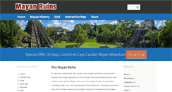 Desktop Screenshot of mayanruins.info